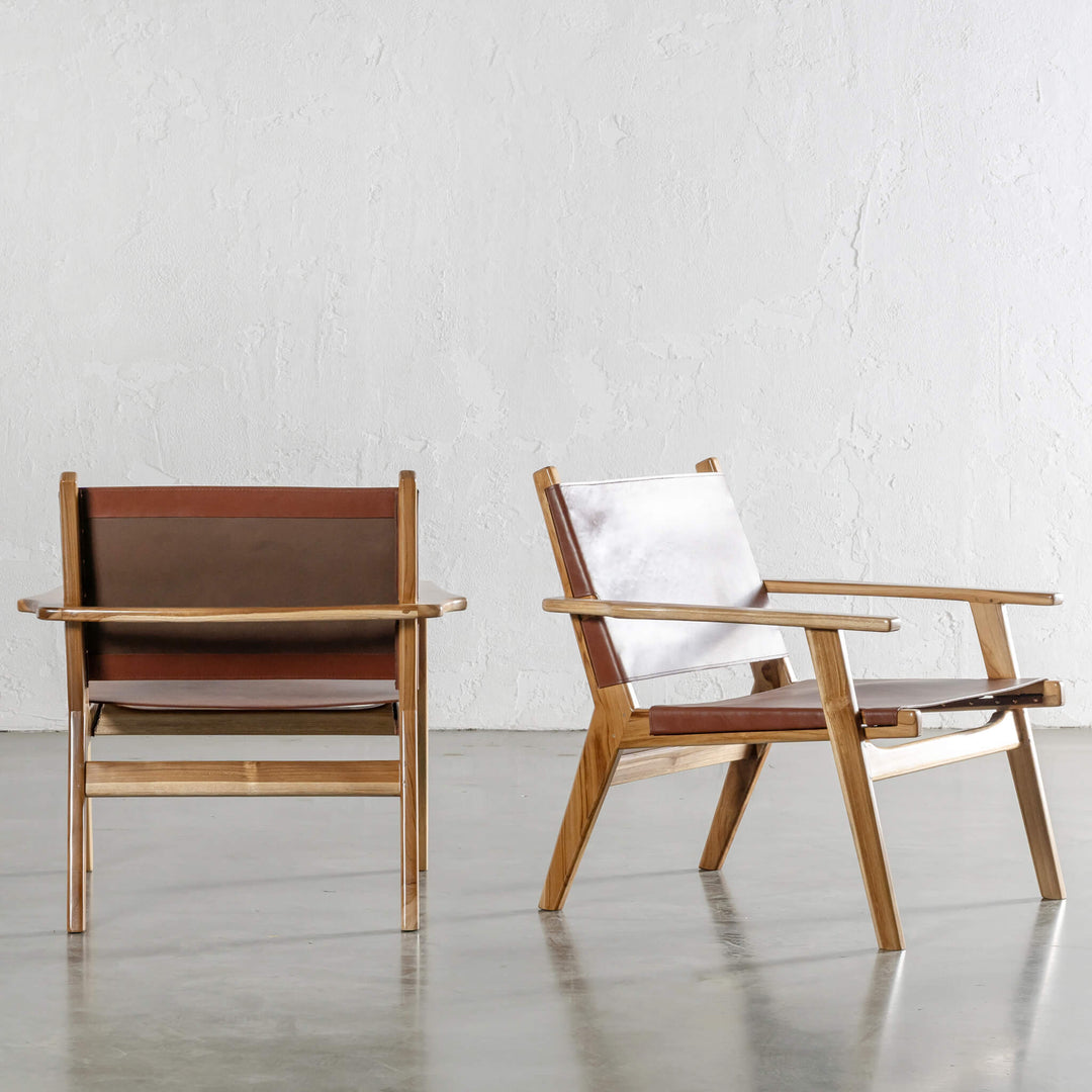 MALAND PAULO ARM CHAIR  |  TAN LEATHER