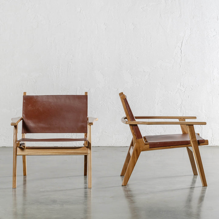 MALAND PAULO ARM CHAIR  |  TAN LEATHER