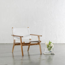 MALAND PAULO ARM CHAIR  |  WHITE LEATHER