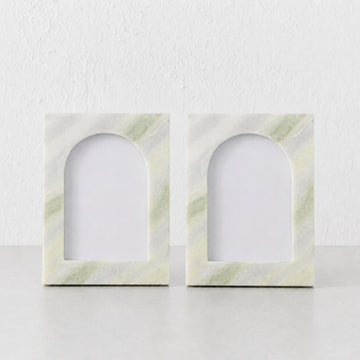 MARCO MARBLE PHOTO FRAME BUNDLE X2 | 5X7 | GREEN MARBLE