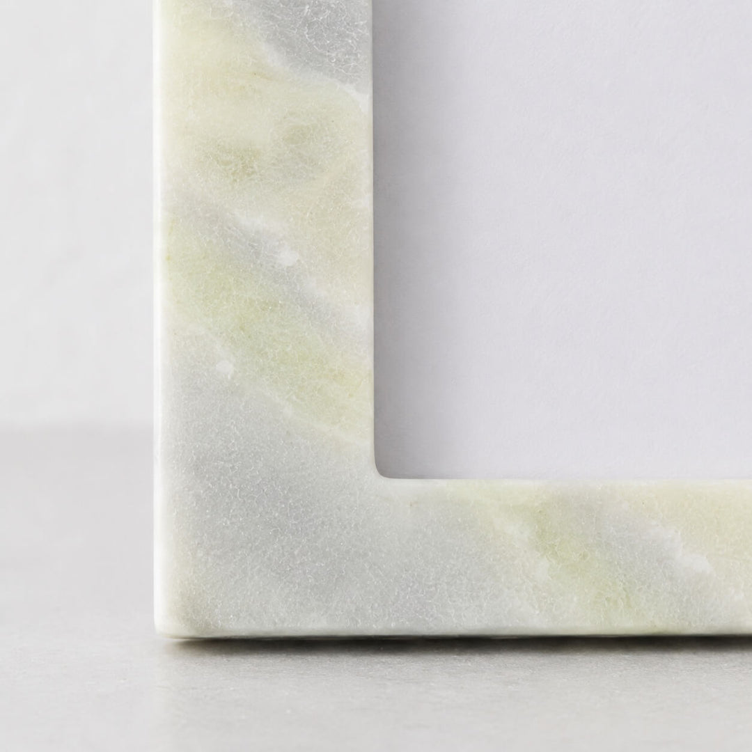 MARCO MARBLE PHOTO FRAME | CLOSE UP| GREEN MARBLE