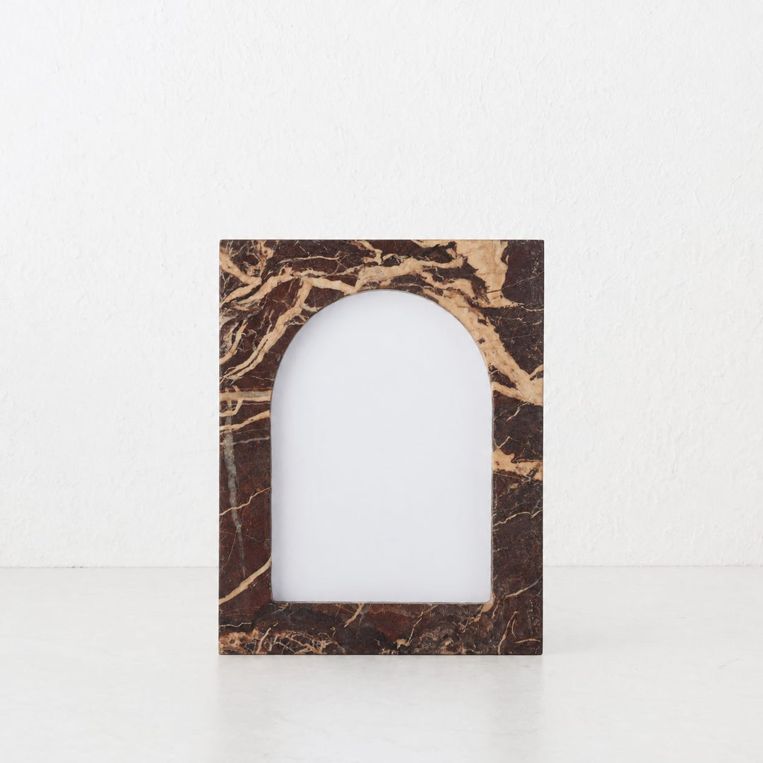 MARCO MARBLE PHOTO FRAMES  |  BORDEAUX RED MARBLE