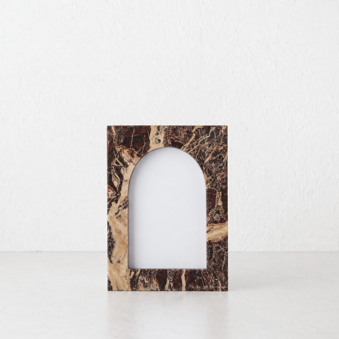MARCO MARBLE PHOTO FRAMES  |  BORDEAUX RED MARBLE