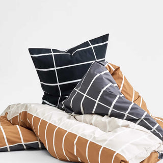 MARIMEKKO  |  TIILISKIVI CUSHION  |  50 x 50CM | BLACK + WHITE