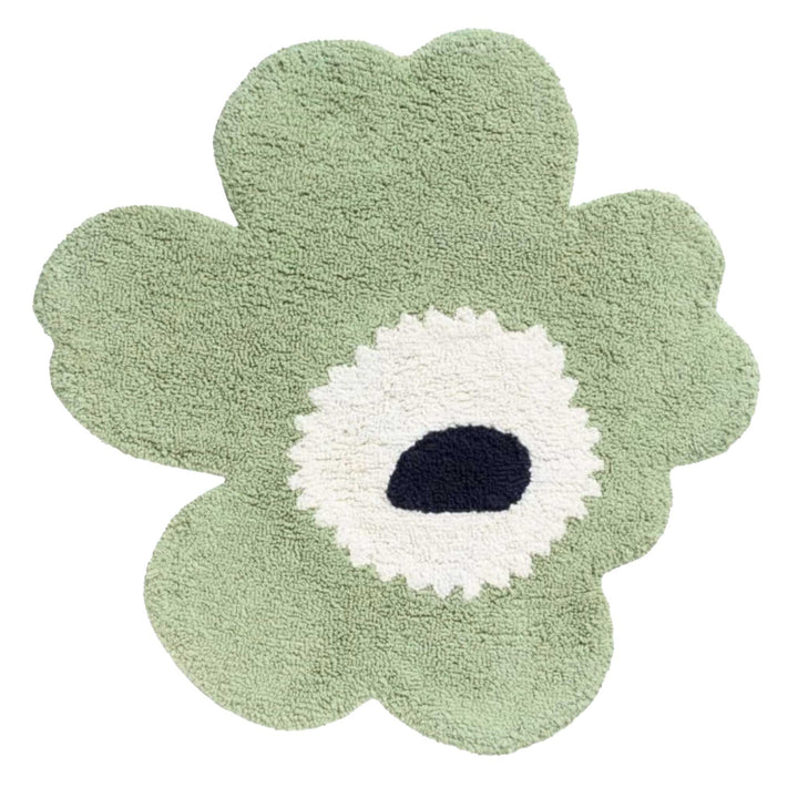 MARIMEKKO  |  UNIKKO BATH MAT  |  73X74CM  |  SAGE + OFF WHITE