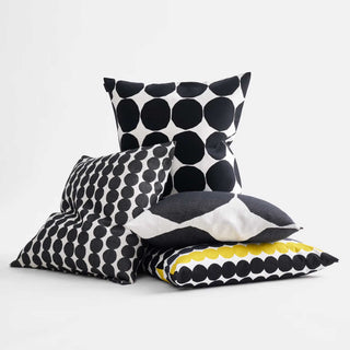MARIMEKKO  |  RASYMATTO CUSHION  |  50 x 50CM | BLACK + WHITE COLLECTION