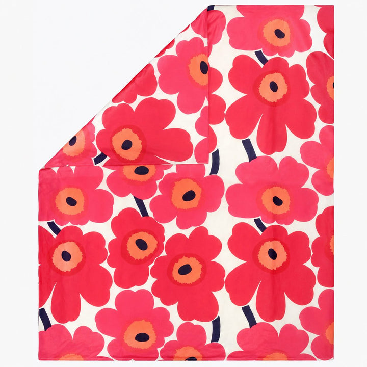 MARIMEKKO UNIKKO DUVET QUILT COVERS | RED + PINK