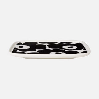 MARIMEKKO UNIKKO PLATE 15CM   |  BLACK + WHITE  |  BUNDLE X2