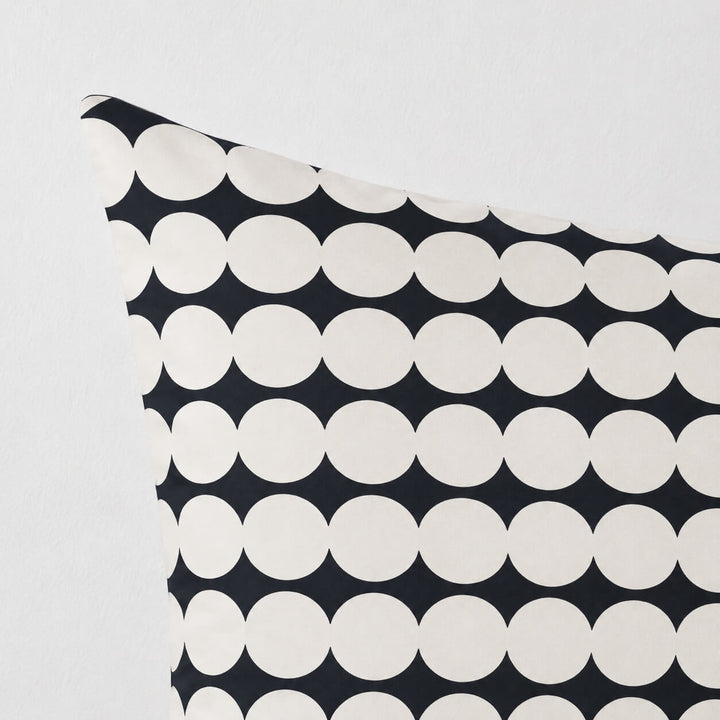 MARIMEKKO ISO RASYMATTO DUVET QUILT COVERS  |  OFF WHITE + CHARCOAL