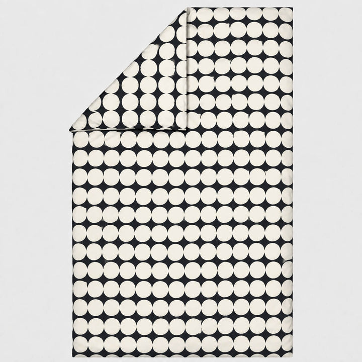 MARIMEKKO ISO RASYMATTO DUVET QUILT COVERS  |  OFF WHITE + CHARCOAL