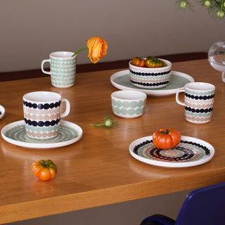 MARIMEKKO  |  OIVA RASYMATTO COFFEE COLLECTION  |  SAGE + NAVY + BEIGE