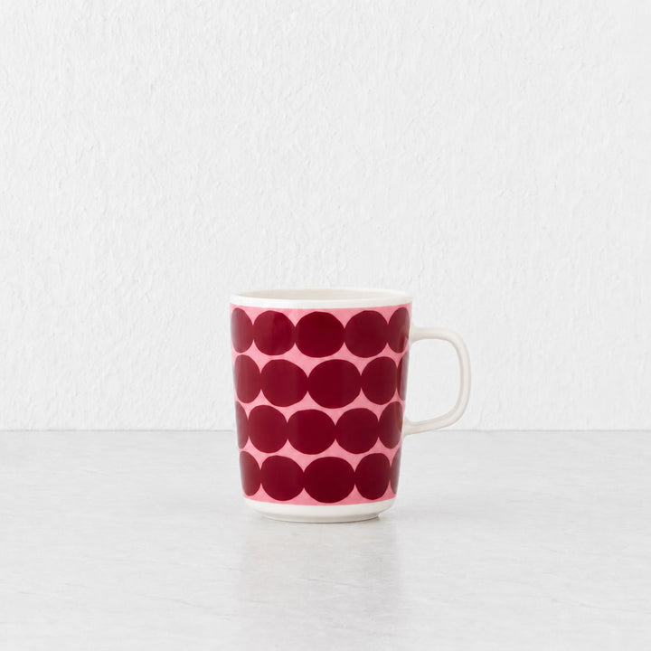 MARIMEKKO  |  OIVA SIIRTOLAPUUTARHA COFFEE MUGS 2.5DL  |  WILD ROSE + RED WINE