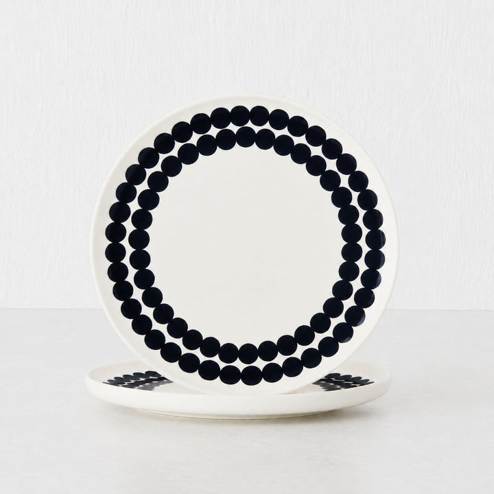 MARIMEKKO  |  SIIRTOLAPUUTARHA PLATE 20CM   |  WHITE + CHARCOAL