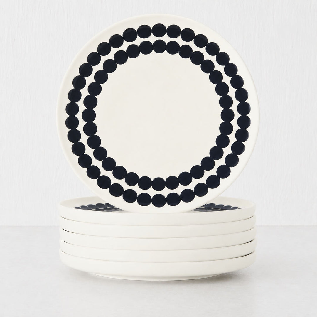 MARIMEKKO  |  SIIRTOLAPUUTARHA PLATE 20CM   |  WHITE + CHARCOAL