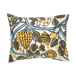 MARIMEKKO  |  TIARA PILLOW CASE  |  SAND + SKY BLUE + GREEN