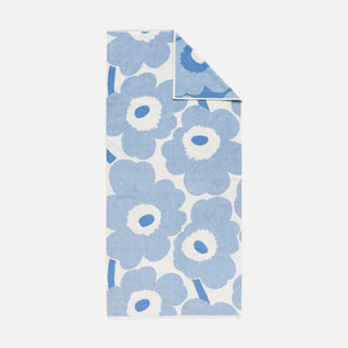 MARIMEKKO  |  UNIKKO BATH TOWEL |  70X150CM  |  CREAM + SKY BLUE