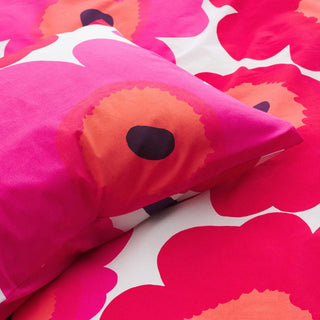 MARIMEKKO  |  UNIKKO PILLOW CASE  |  RED + PINK