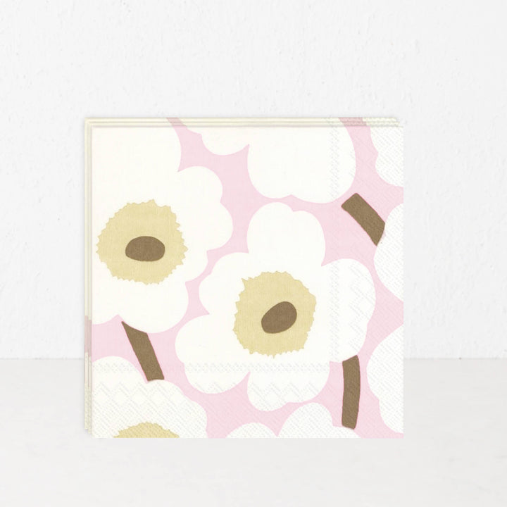 MARIMEKKO  |  UNIKKO PAPER NAPKINS  |  ROSE + CREAM