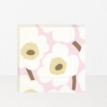 MARIMEKKO  |  UNIKKO PAPER NAPKINS  |  ROSE + CREAM
