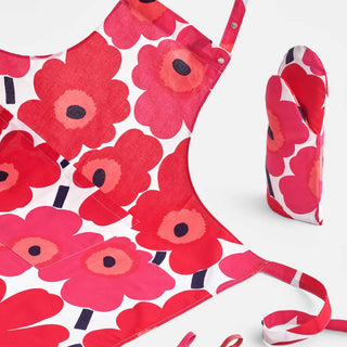 MARIMEKKO  |  PIENI UNIKKO APRON  |  RED + ORANGE + WHITE