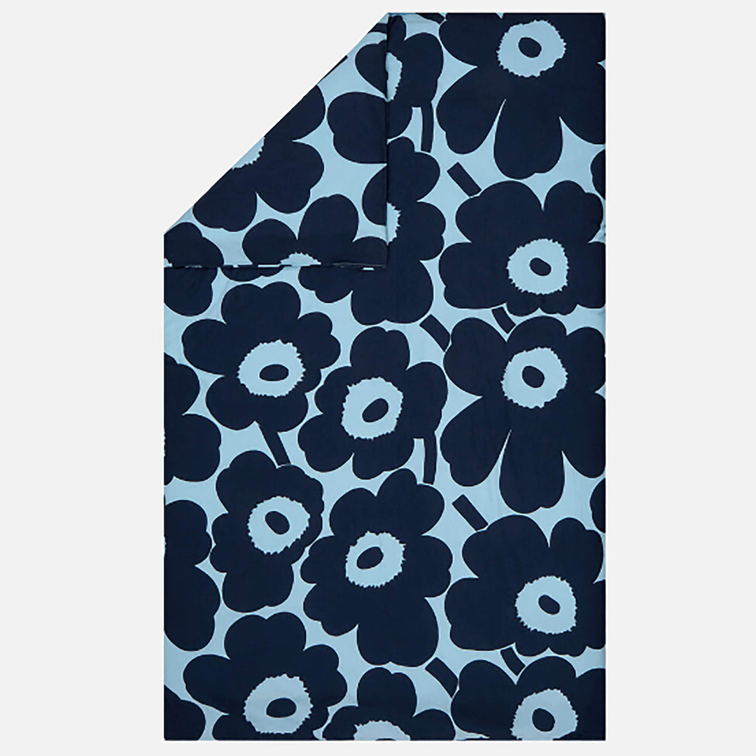 MARIMEKKO  |  UNIKKO DUVET QUILT COVER  |  DK BLUE + LT BLUE  |  QUEEN | LTD EDITION AUST EXCLUSIVE