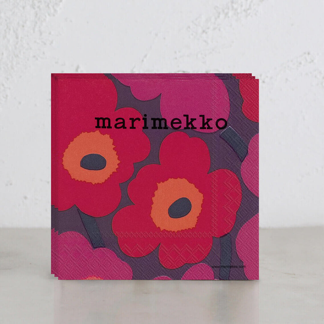 MARIMEKKO  |  UNIKKO PAPER NAPKIN  | MAUVE