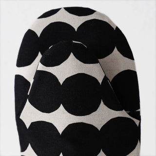 MARIMEKKO  |  RASYMATTO COTTON + LINEN OVEN MITTEN BUNDLE X2  |  OFF WHITE + BLACK