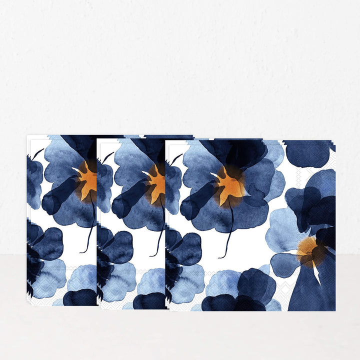 MARIMEKKO  |  VALSSI PAPER NAPKINS  |  BLUE + ORANGE