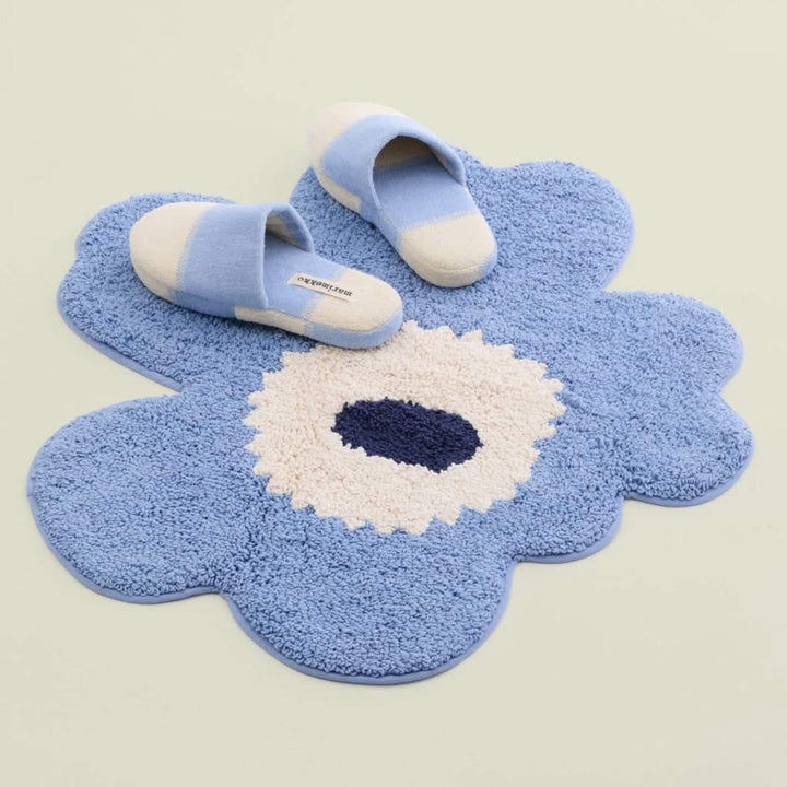 MARIMEKKO  |  UNIKKO BATH  MAT  |  73CM X 74CM  |  NORDIC BLUE