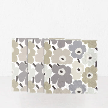 MARIMEKKO  |  MINI POPPY UNIKOT NAPKIN BUNDLE X3  |  LINEN