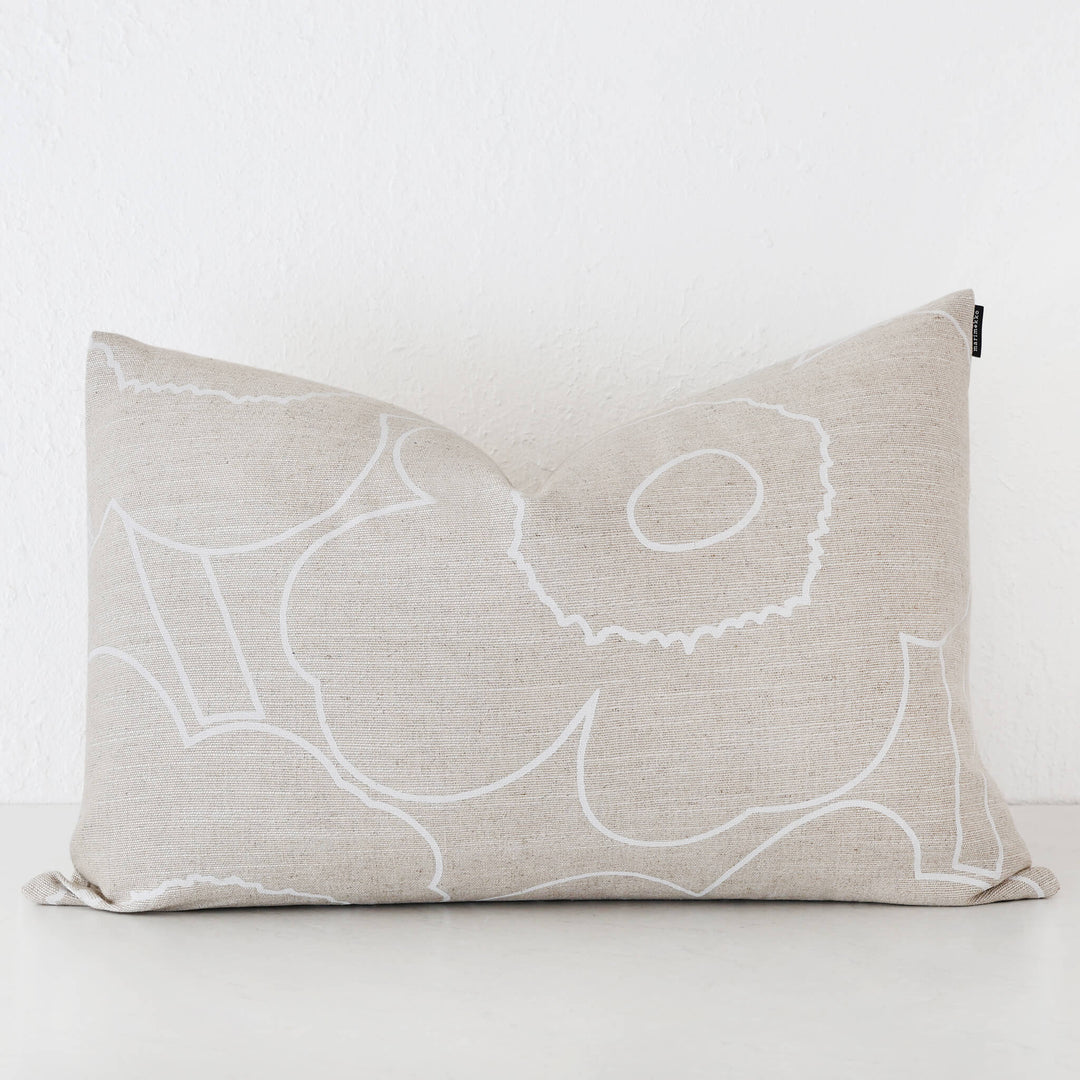 MARIMEKKO | PIIRTO UNIKKO CUSHION | NATURAL LINEN | 40 X 60CM