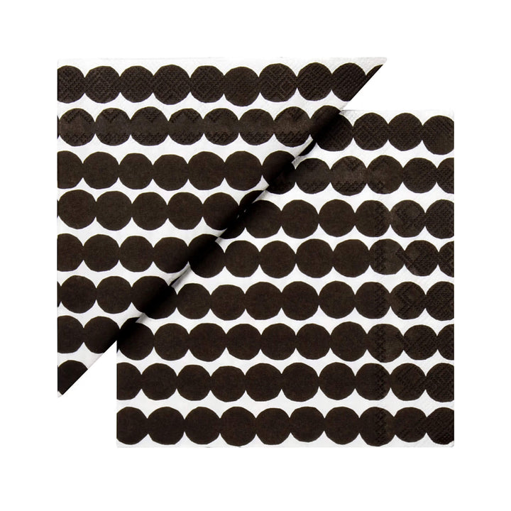 MARIMEKKO  |  RASYMATTO PAPER NAPKINS BUNDLE X3  |  BLACK + WHITE