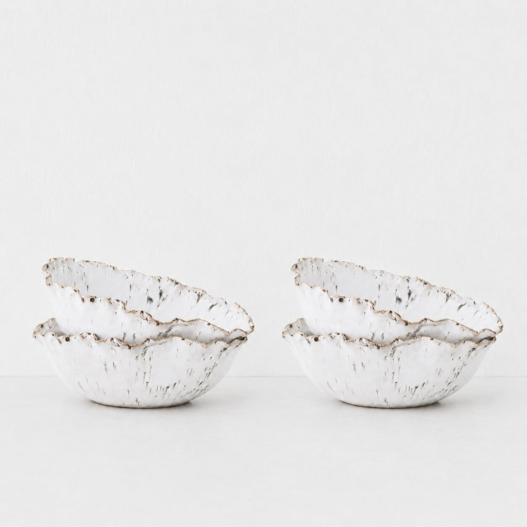 MODE TERI BOWL BUNDLES  |  17CM  |  IVORY FLECK