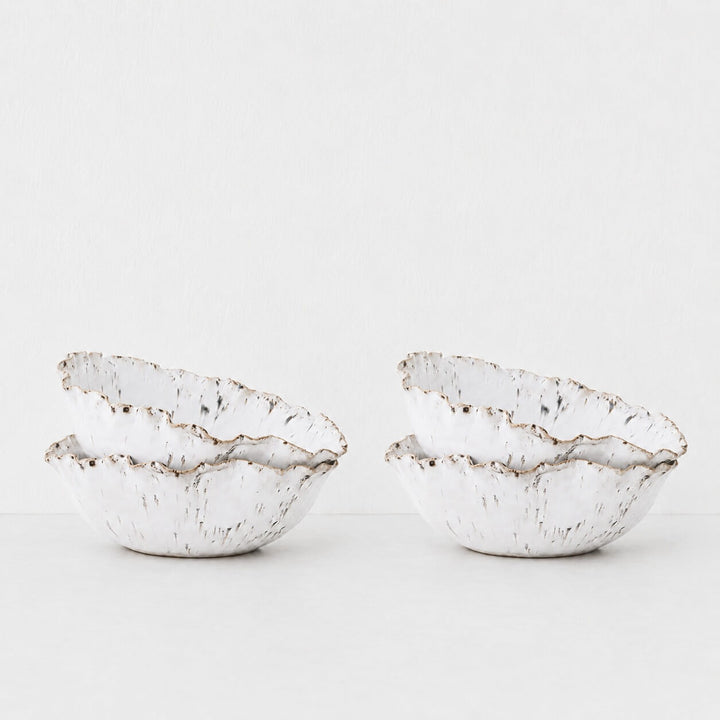 MODE TERI BOWL BUNDLES  |  17CM  |  IVORY FLECK