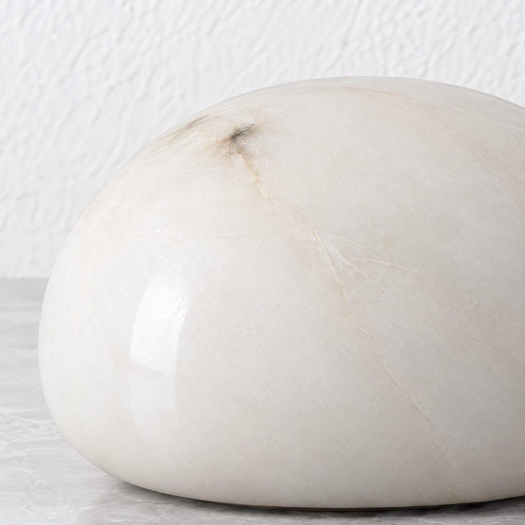 MULINO ORB LED RECHARGEABLE LAMP  |  WARM WHITE  |  MARBLE