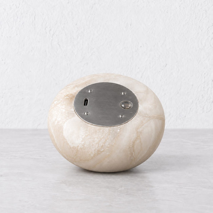 MULINO ORB LED RECHARGEABLE LAMP  |  WARM WHITE  |  MARBLE
