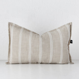 MUNRO CUSHION BUNDLE X2 | 40 X 60 | SAND + WHITE STRIPE