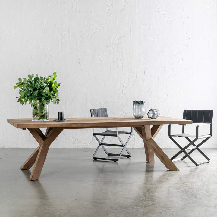 NAPLES RECLAIMED TEAK DINING TABLE  |  OUTDOOR  |  260CM