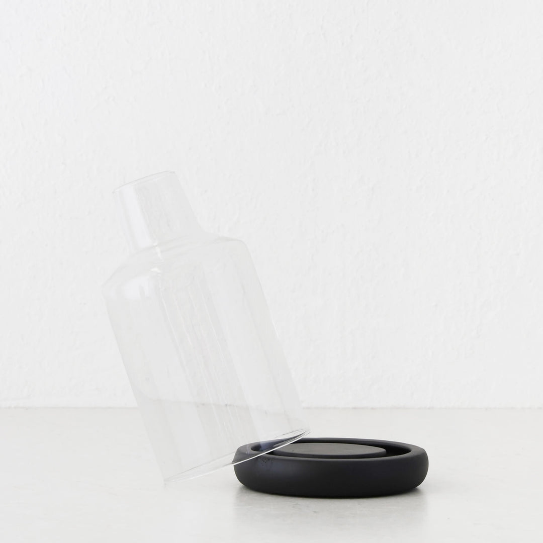 NARVA HURRICANE VASE BUNDLE X2 |  21CM  |  GLASS CLOCHE