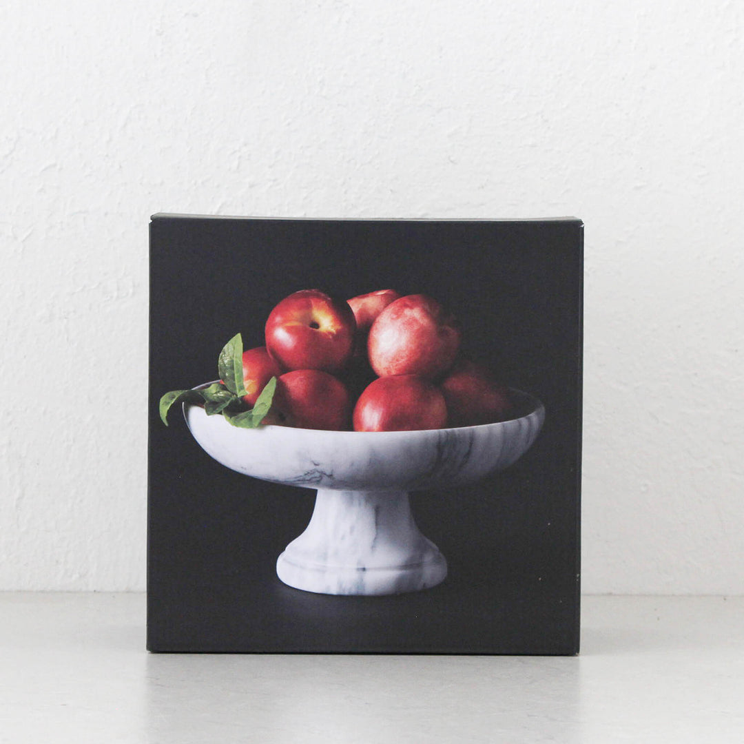 NUVOLO FRUIT BOWL | ASH GREY MARBLE | BOX