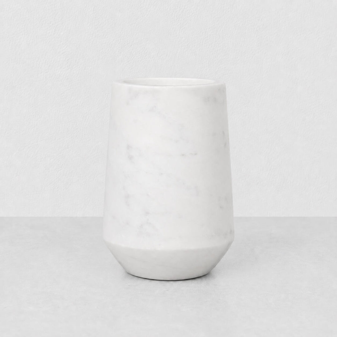NEO VASE  |  WHITE MARBLE