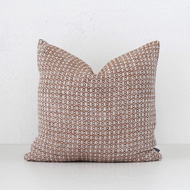 NOAH CUSHION BUNDLE X2  |  50 X 50  |  NUTMEG + WHITE