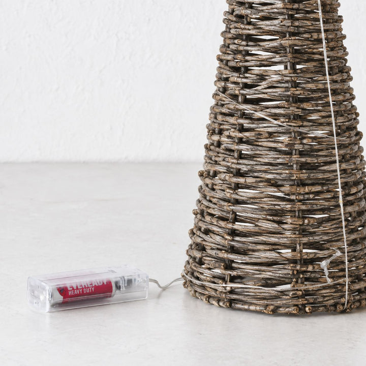 NOVELLE LED CONE CHRISTMAS TREES  |  SET OF 3  |  NATURAL