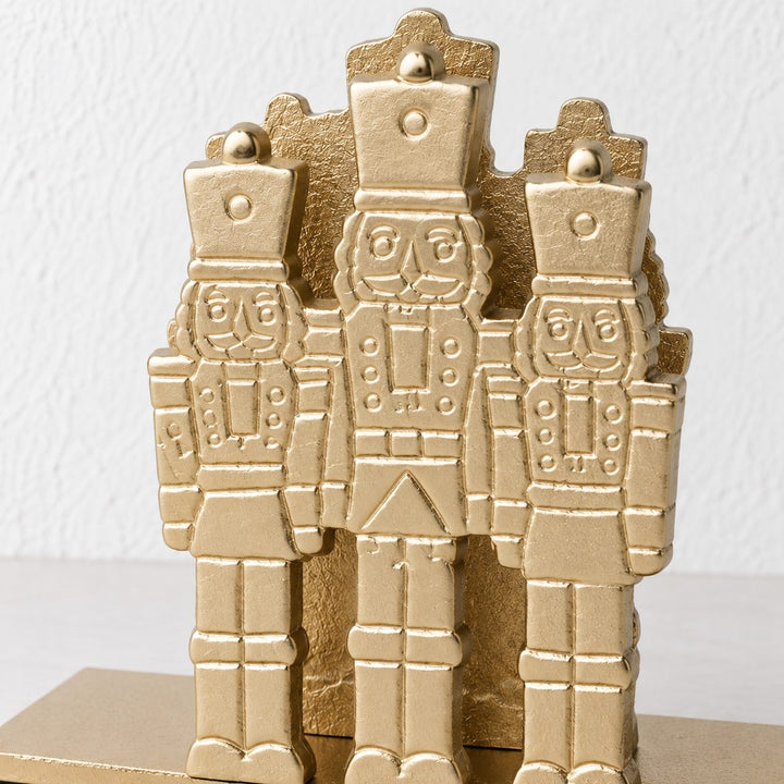 NUTCRACKER NAPKIN HOLDER  |  GOLD