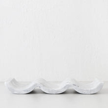 NUVOLO MARBLE WINE HOLDER  | ASH GREY + WHITE MARBLE