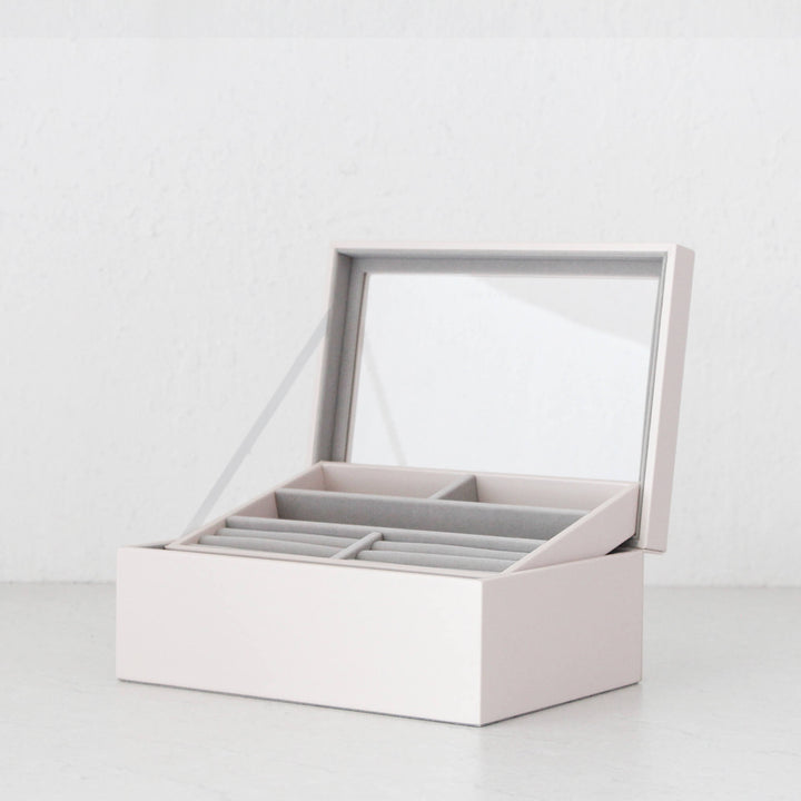 ONE SIX EIGHT LONDON | ROBINA JEWELLERY BOX | BLUSH MEDIUM