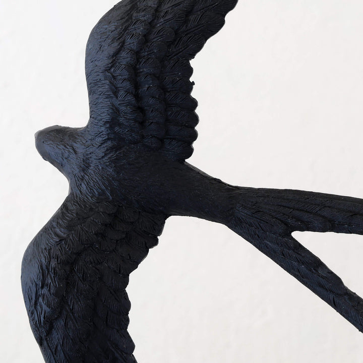 ORA BIRDS SCULPTURE  |  BLACK + WHITE RESIN