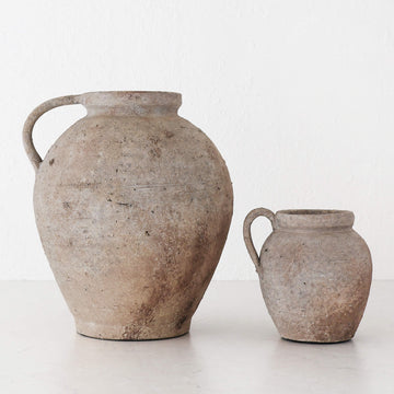 Orsano Terracotta Jug  |  Medium + Large