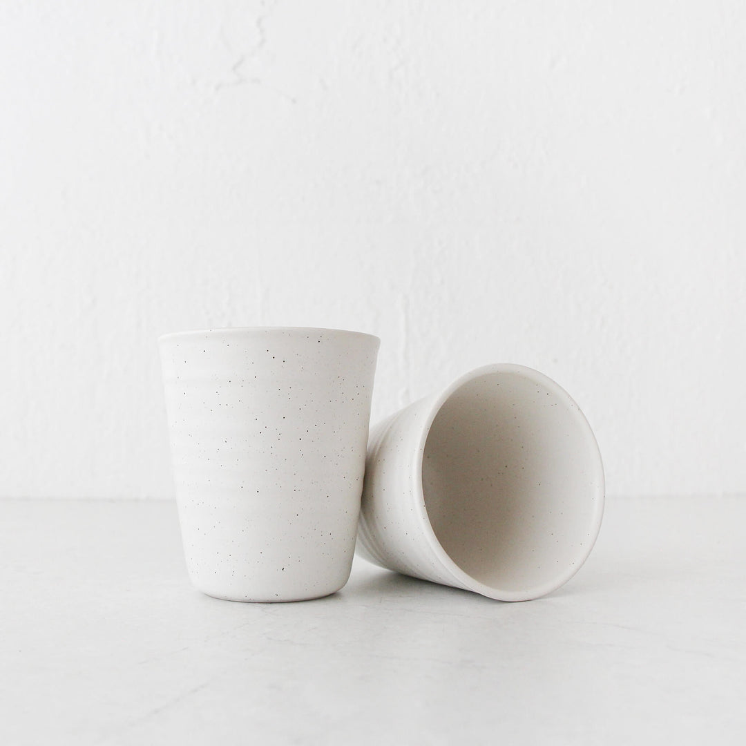 OTTAWA LATTE 250ML CUPS  |  SET OF 4  |  CALICO STONEWARE