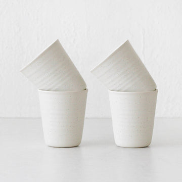 OTTAWA STONEWARE LATTE 250ML CUPS  |  SET OF 4  |  CALICO